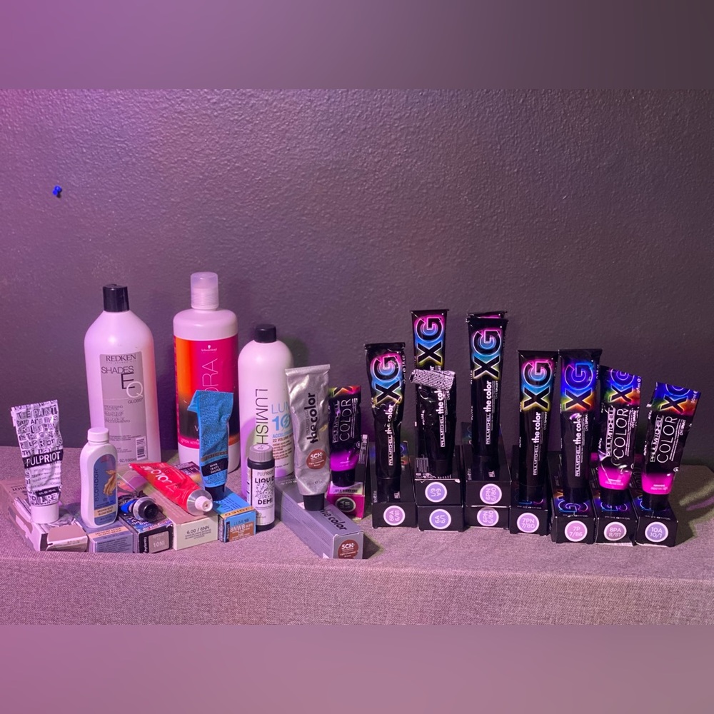 Professional haircolor lot/bundle. The color XG Paul Mitchell